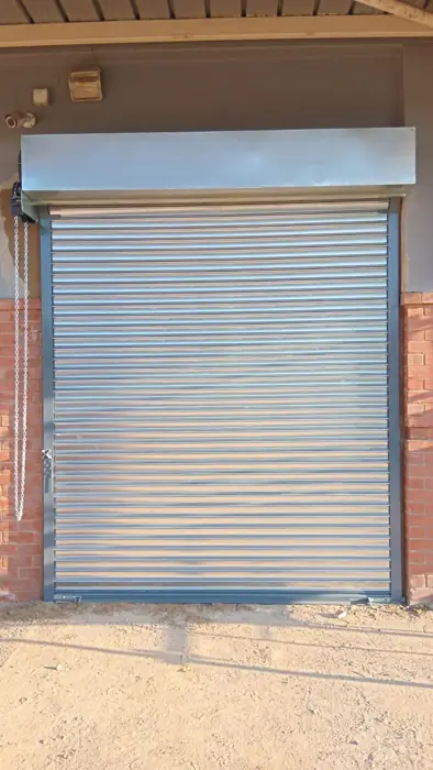 Roller shutter on a new build